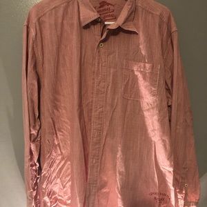 Tommy Bahama Rust Red  Button Down Size XL